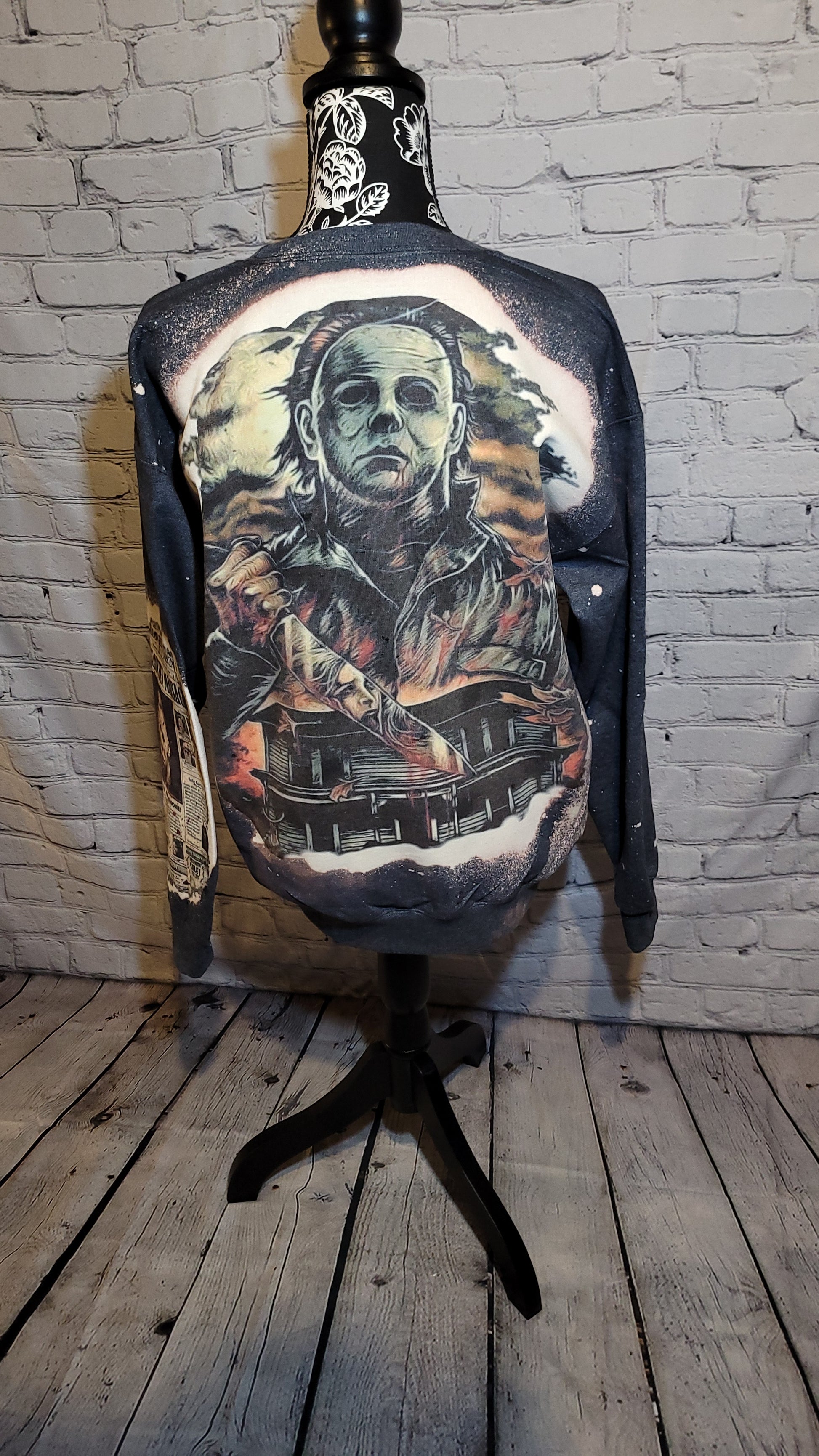 Boogeyman Dark Gray Sweatshirt Dollys Print Shop LLC