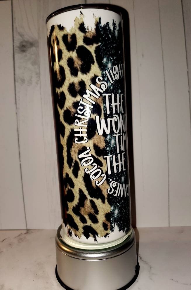 christmas | the most wonderful time of the year | tumbler 20oz Dollys Print Shop LLC